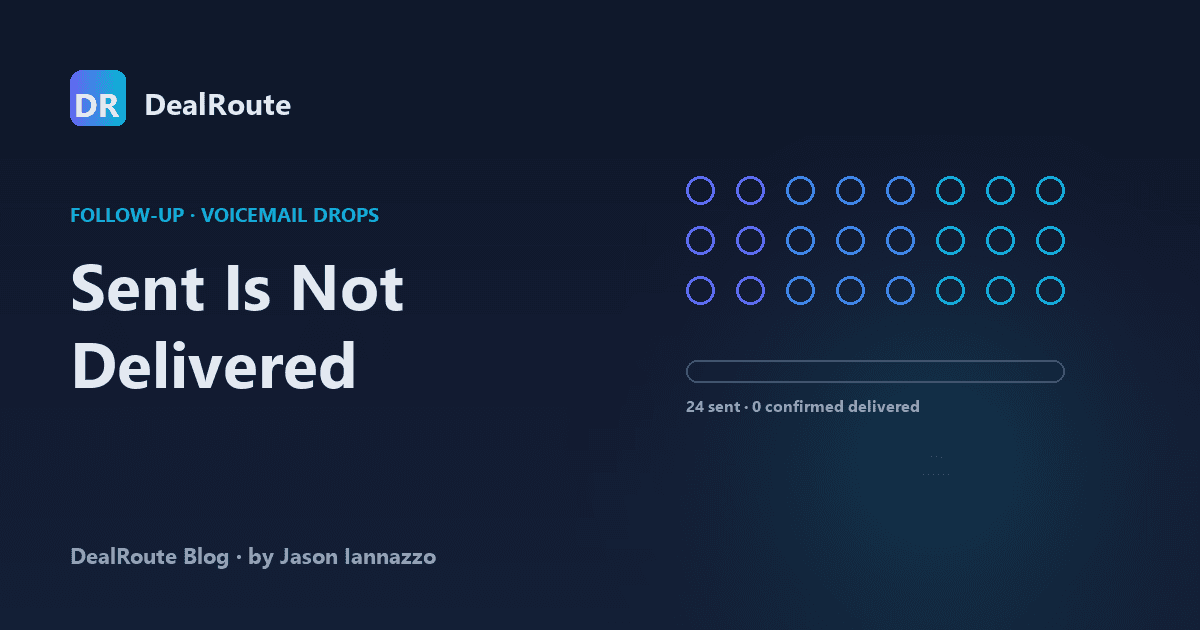 Ringless Voicemail Deliverability: How to Tell If Your Drops Actually Reached Anyone